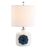 SAFAVIEH Lighting Liisi 28" Table Lamp - 10"x10"x18.3" - 10Wx10Dx18H