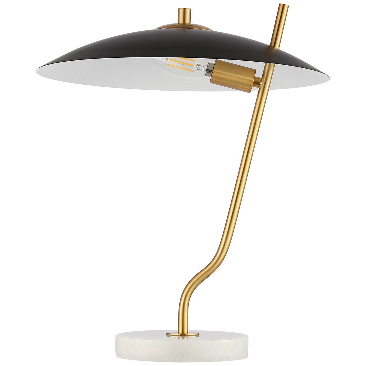 SAFAVIEH Lighting Ljiljanka 16" Modern & Contemporary Table Lamp - 14" W x 14" D x 17" H - 14Wx14Dx17H