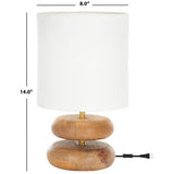 SAFAVIEH Lighting Lulani 14-inch Table Lamp - 8Wx8Dx14H