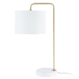 SAFAVIEH Lighting Luma 21" Table Lamp - 6" W x 8" D x 21" H - 6Wx8Dx21H