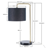 SAFAVIEH Lighting Luma 21" Table Lamp - 6" W x 8" D x 21" H - 6Wx8Dx21H