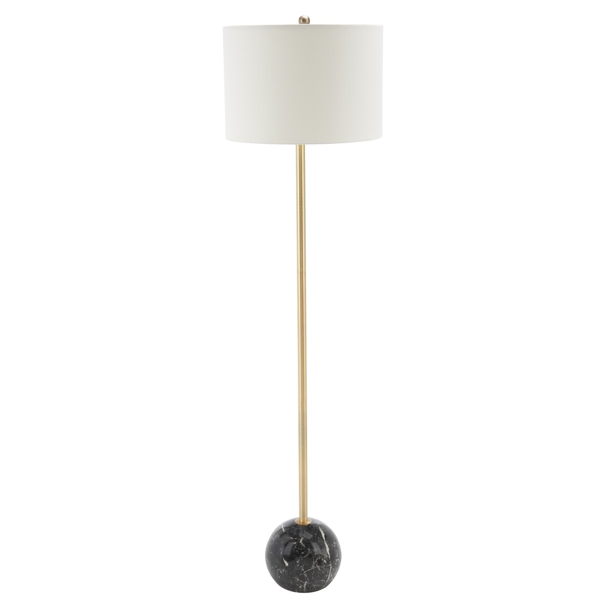 SAFAVIEH Lighting Marjolein Modern 64-inch Floor Lamp - 17 In. W x 17 In. D x 64 In. H - 17Wx17Dx64H