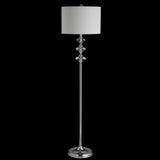 SAFAVIEH Lighting Maureen 60-inch White/ Chrome Led Floor Lamp - 15" x 15" x 60" - 15Wx15Dx60H