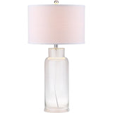 SAFAVIEH Lighting Mayra 29-inch Clear Bottle Glass Table Lamp (Set of 2) - 15.5"x15.5"x29"