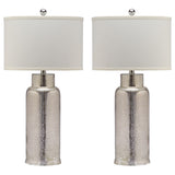 SAFAVIEH Lighting Mayra 29-inch Clear Bottle Glass Table Lamp (Set of 2) - 15.5"x15.5"x29"