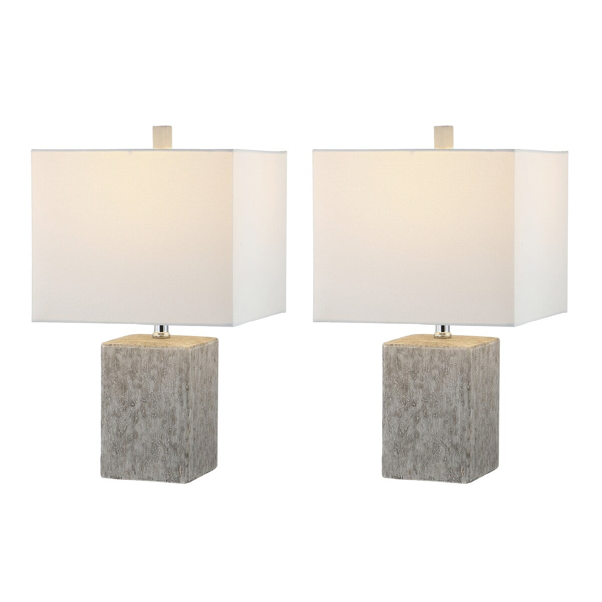 SAFAVIEH Lighting Mehseti 21-inch Ceramic LED Table Lamp (Set of 2) - 12" W x 12" L x 21" H - 12Wx12Dx21H