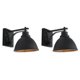 SAFAVIEH Lighting Melila 8-inch Outdoor Wall Sconce [SET of 2] - 8Wx8Dx11H