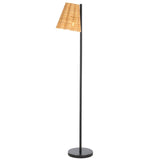 SAFAVIEH Lighting Mio 59-inch Floor Lamp - Natural/Black - 10Wx14Dx59H