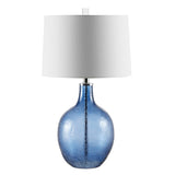 SAFAVIEH Lighting Nailja 26-inch Glass Table Lamp - 15" x 15" x 26" - 15Wx15Dx26H