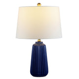 SAFAVIEH Lighting Nataliea 24-inch Ceramic Table Lamp - 15" x 15" x 24" - 15Wx15Dx24H