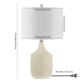 SAFAVIEH Lighting Nico 25-inch LED Table Lamp - 14" W x 14" L x 25" H - 14Wx14Dx25H