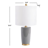 SAFAVIEH Lighting Nieves 25-inch Ceramic LED Table Lamp (Set of 2) - 13" W x 13" L x 25.25" H - 13Wx13Dx25H