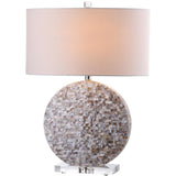 SAFAVIEH Lighting Niki 27-inch Cream Table Lamp - 19"x10.5"x26.5" - 19Wx11Dx27H