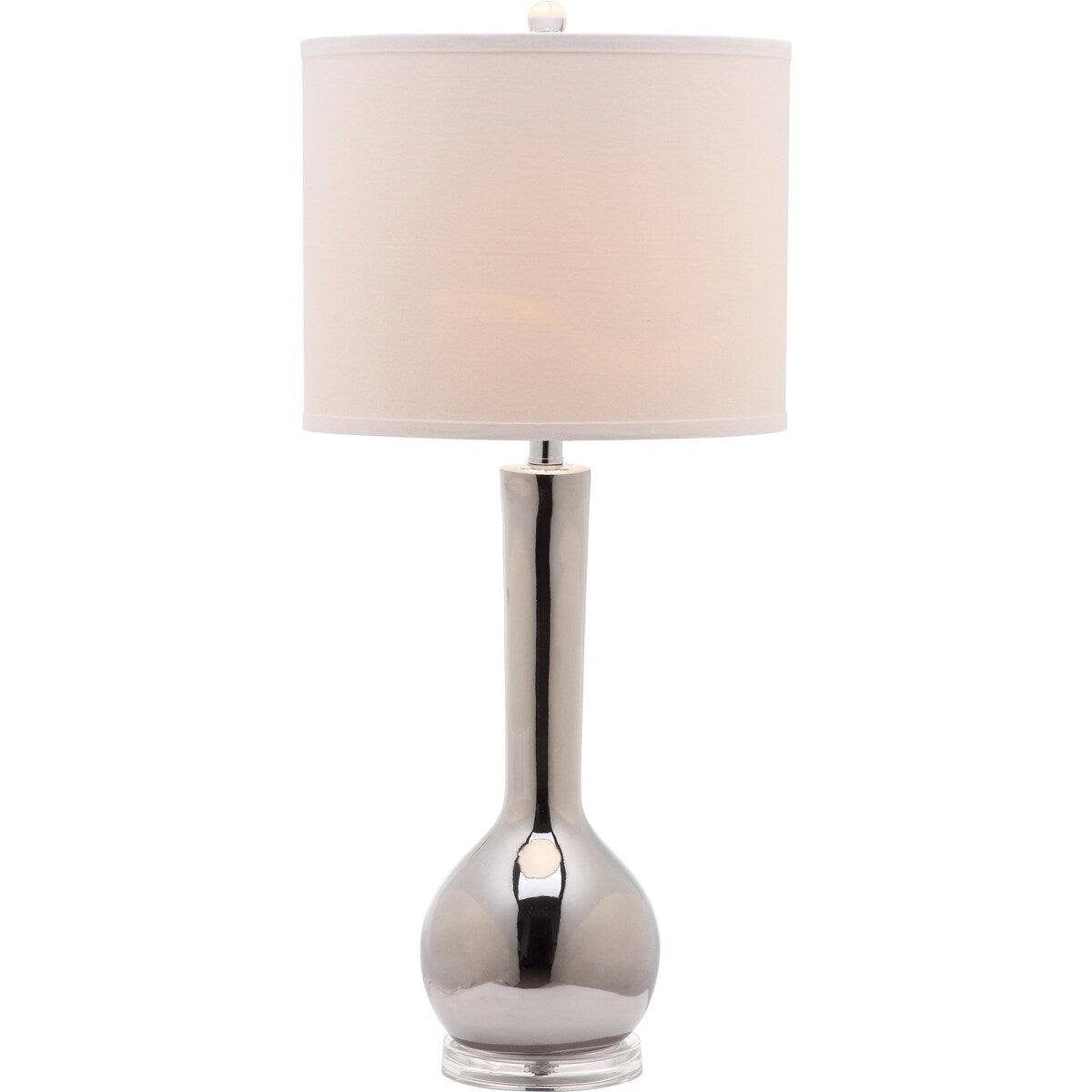 SAFAVIEH Lighting Nikia 31-inch Marine Blue Long Neck Ceramic Table Lamp - 14"x14"x30.5" - 14Wx14Dx31H