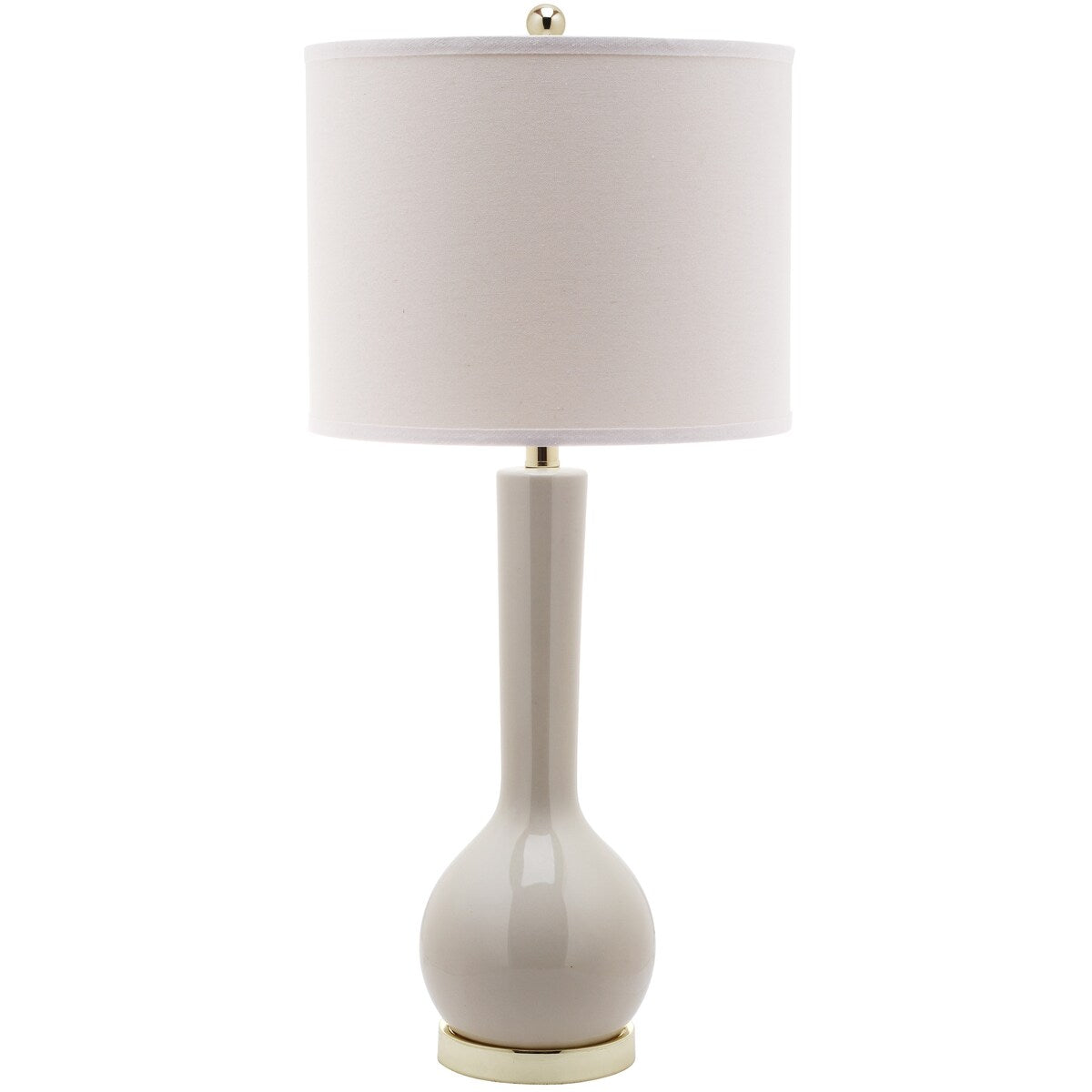 SAFAVIEH Lighting Nikia 31-inch Marine Blue Long Neck Ceramic Table Lamp - 14"x14"x30.5" - 14Wx14Dx31H