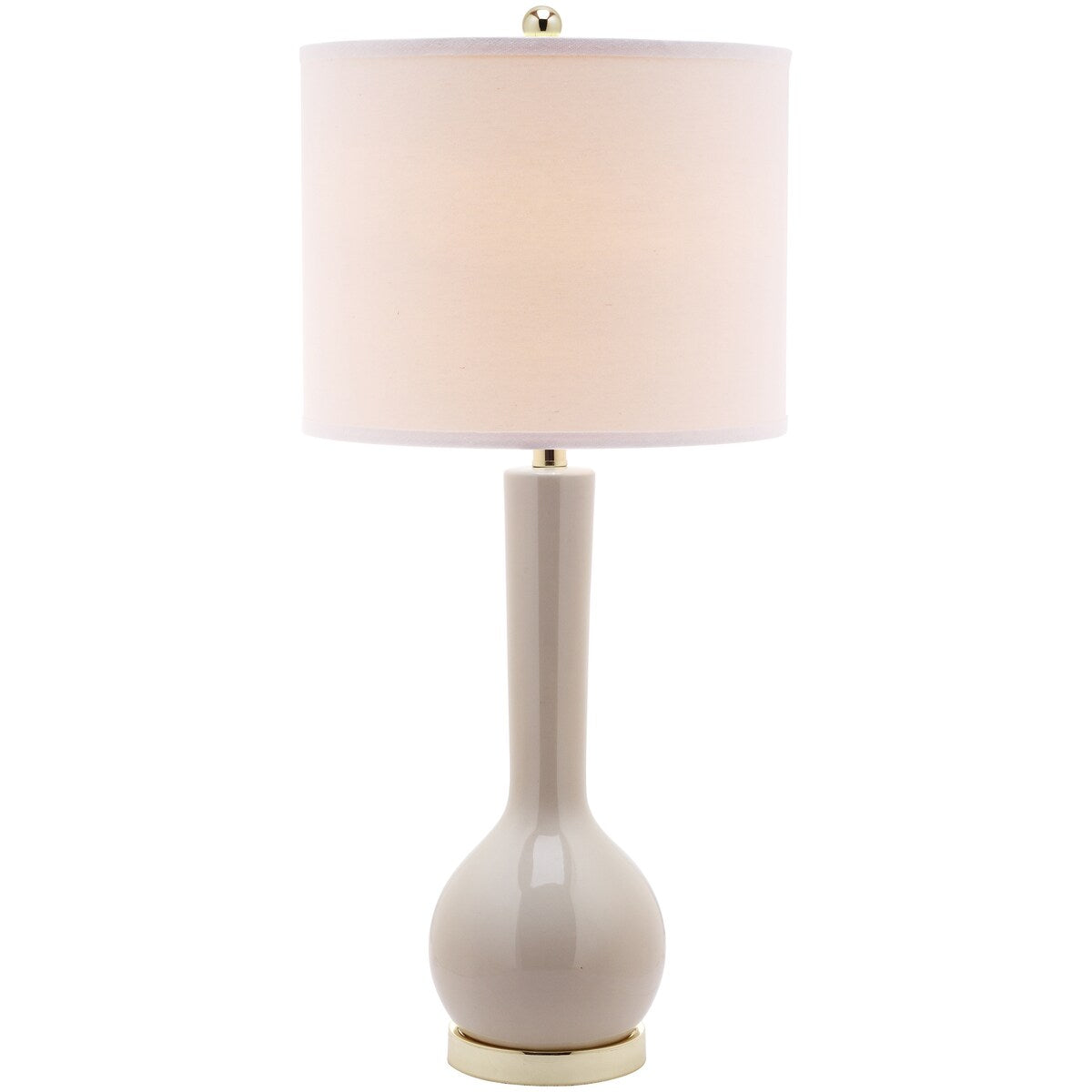 SAFAVIEH Lighting Nikia 31-inch Marine Blue Long Neck Ceramic Table Lamp - 14"x14"x30.5" - 14Wx14Dx31H