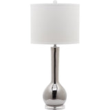 SAFAVIEH Lighting Nikia 31-inch Marine Blue Long Neck Ceramic Table Lamp - 14"x14"x30.5" - 14Wx14Dx31H