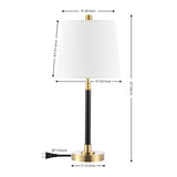 SAFAVIEH Lighting Nilla 22 Inch Table Lamp - 10" x 10" x 22" - 10Wx10Dx22H