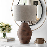 SAFAVIEH Lighting Nini Rustic 26-inch LED Table Lamp - 15" W x 15" L x 26.25" H - 15Wx15Dx26H