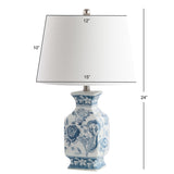 SAFAVIEH Lighting Noriane 24-inch LED Table Lamp - 15"x15"x24" - 15Wx15Dx24H