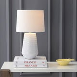 SAFAVIEH Lighting Onelia 18-inch LED Table Lamp - 12" W x 12" D x 21" H