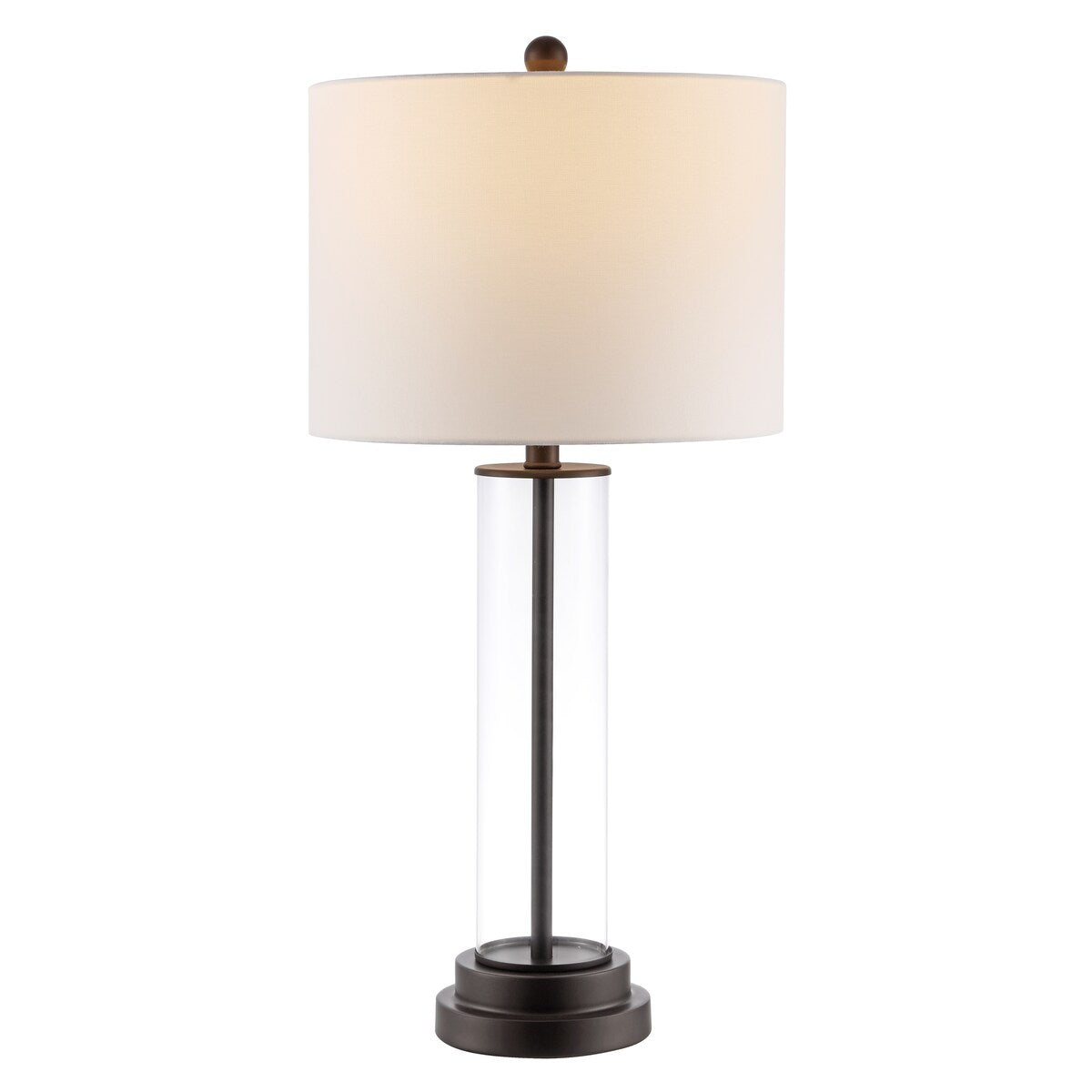 SAFAVIEH Lighting Onica 26-inch Glass Table Lamp - 14" x 14" x 26" - 14Wx14Dx29H