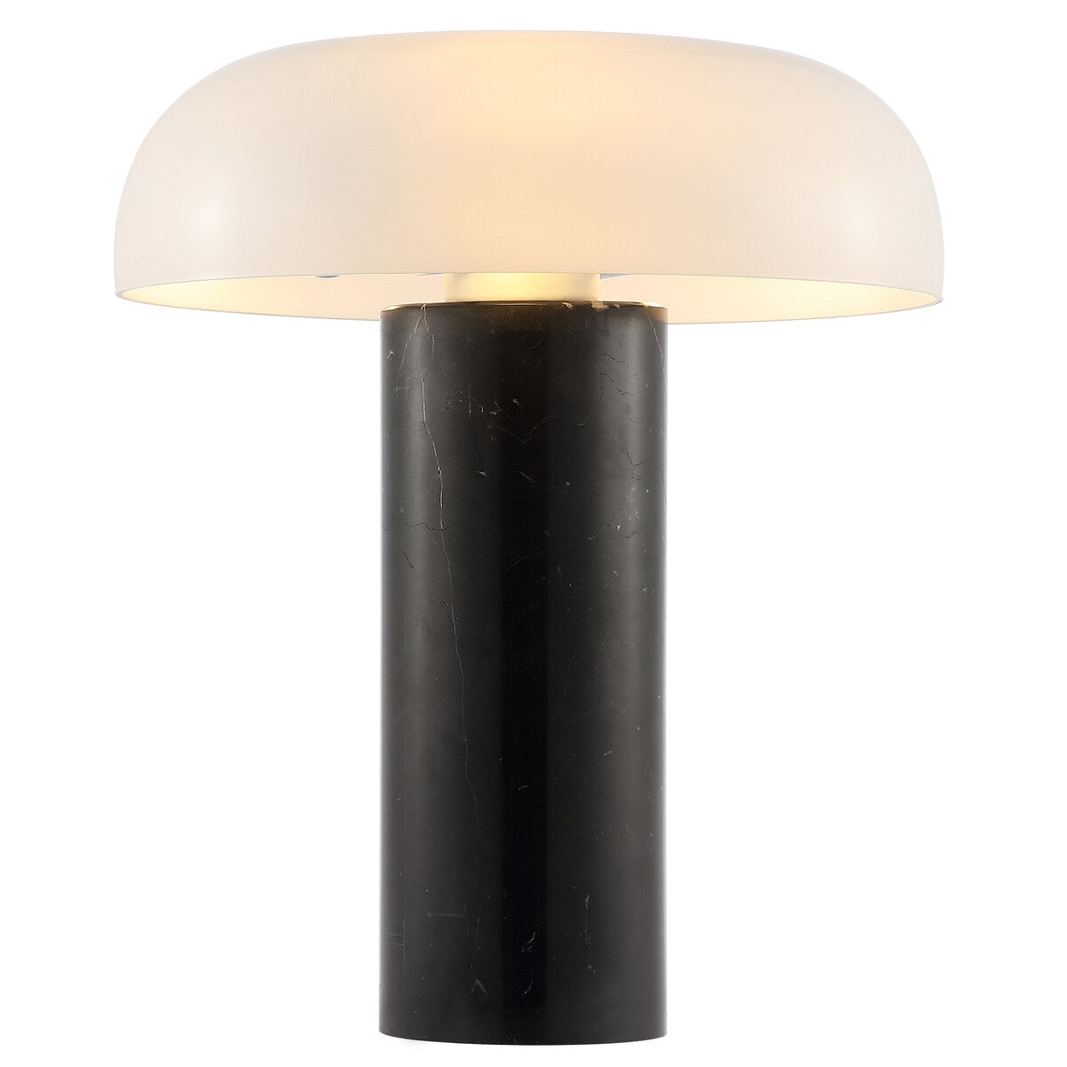 SAFAVIEH Lighting Oonagh 15-inch Dome Top Mushroom Table Lamp (LED Bulb Included) - 12.5 In. W x 12.5 In. D x 15 In. H