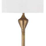 SAFAVIEH Lighting Petrina 61-inch Gold Floor Lamp - 15"x15"x60.5" - 15Wx15Dx61H