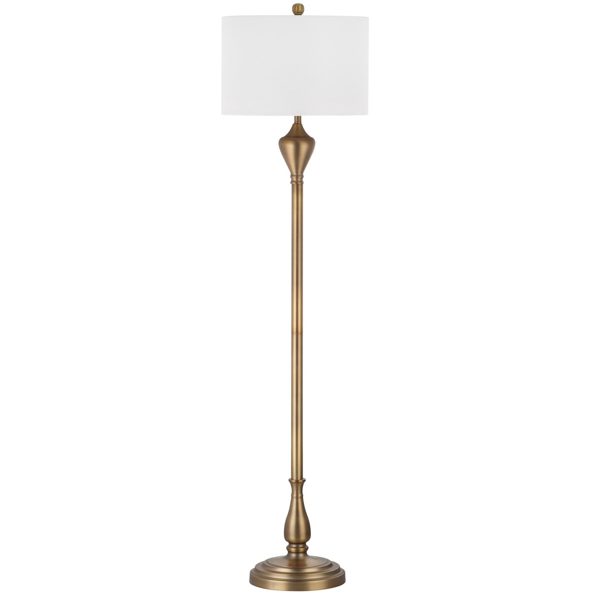 SAFAVIEH Lighting Petrina 61-inch Gold Floor Lamp - 15"x15"x60.5" - 15Wx15Dx61H