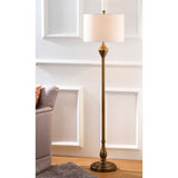 SAFAVIEH Lighting Petrina 61-inch Gold Floor Lamp - 15"x15"x60.5" - 15Wx15Dx61H