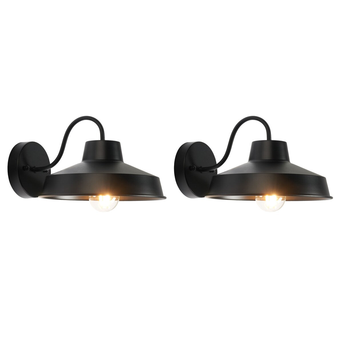 SAFAVIEH Lighting Quarry 10-inch Outdoor Wall Sconce [SET of 2] - 10Wx7Dx12H