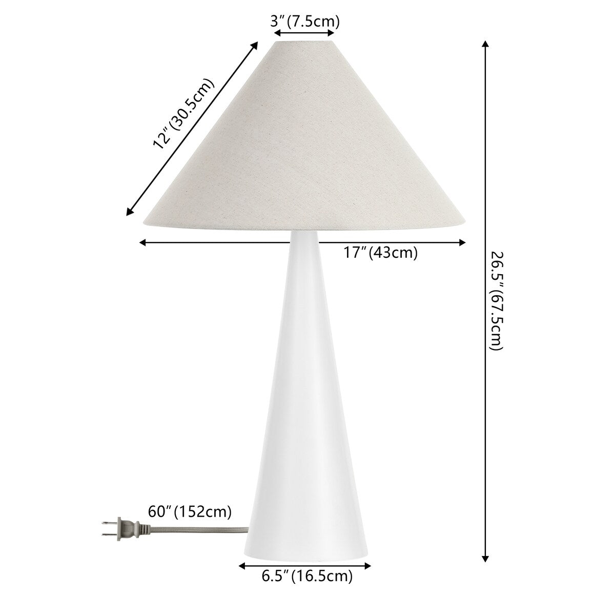 SAFAVIEH Lighting Raika Contemporary 27-inch Table Lamp (LED Bulb Included) - 17 In. W x 17 In. D x 26.5 In. H - 17Wx17Dx27H