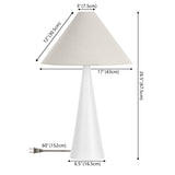 SAFAVIEH Lighting Raika Contemporary 27-inch Table Lamp (LED Bulb Included) - 17 In. W x 17 In. D x 26.5 In. H - 17Wx17Dx27H