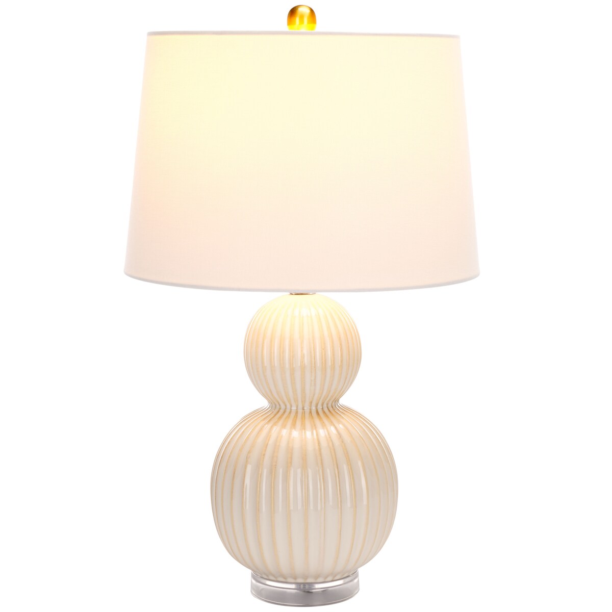 SAFAVIEH Lighting Ranjeeta 25" Table Lamp - 15" W x 15" D x 25" H - 15Wx15Dx25H