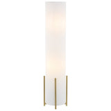 SAFAVIEH Lighting Refika 52-inch Floor Lamp - 12" W x 12" D x 52" H - Gold Base - 12Wx12Dx52H