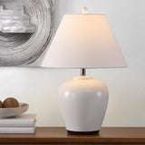 SAFAVIEH Lighting Refiqe 25-inch LED Table Lamp - 17" W x 17" L x 24.5" H - 17Wx17Dx25H