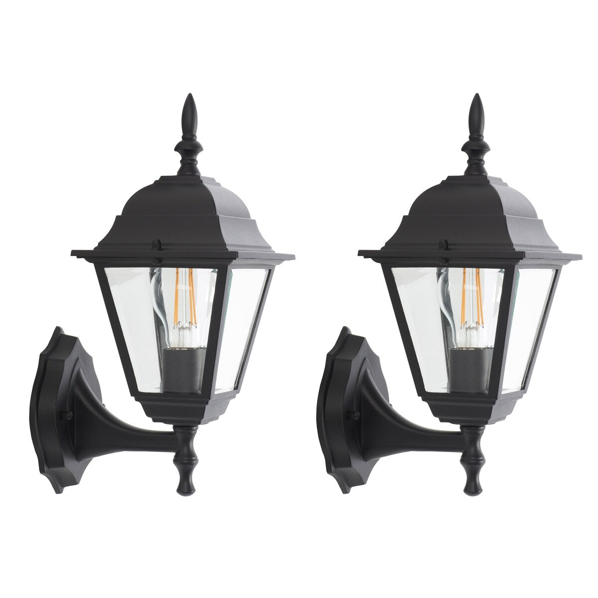 SAFAVIEH Lighting Rhion 8-inch Outdoor Wall Sconce [SET of 2] - 8Wx6Dx14H