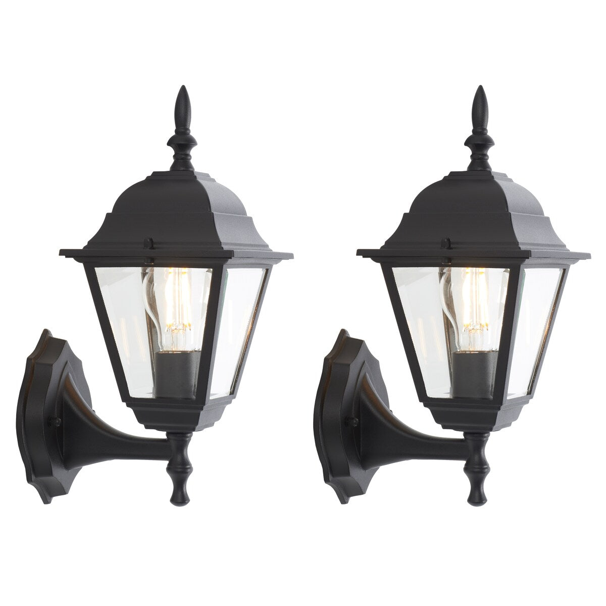 SAFAVIEH Lighting Rhion 8-inch Outdoor Wall Sconce [SET of 2] - 8Wx6Dx14H