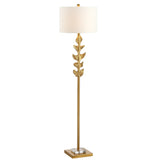 SAFAVIEH Lighting Richarde 61-inch Led Floor Lamp - Gold Leaf - 15Wx15Dx62H