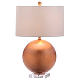 SAFAVIEH Lighting Roberte 26-inch Copper LED Table Lamp - 16"x16"x26" - 16Wx16Dx26H