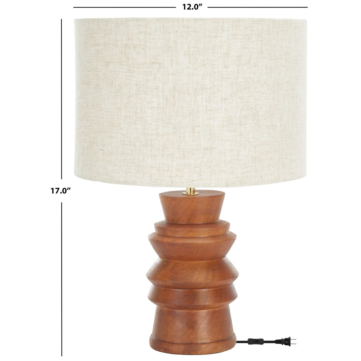 SAFAVIEH Lighting Rodi 17-inch Table Lamp - 12Wx12Dx17H