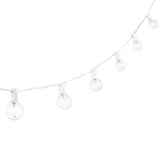 SAFAVIEH Lighting Roelfiene 10 Ft LED Outdoor String Lights - White - 120Wx2Dx3H