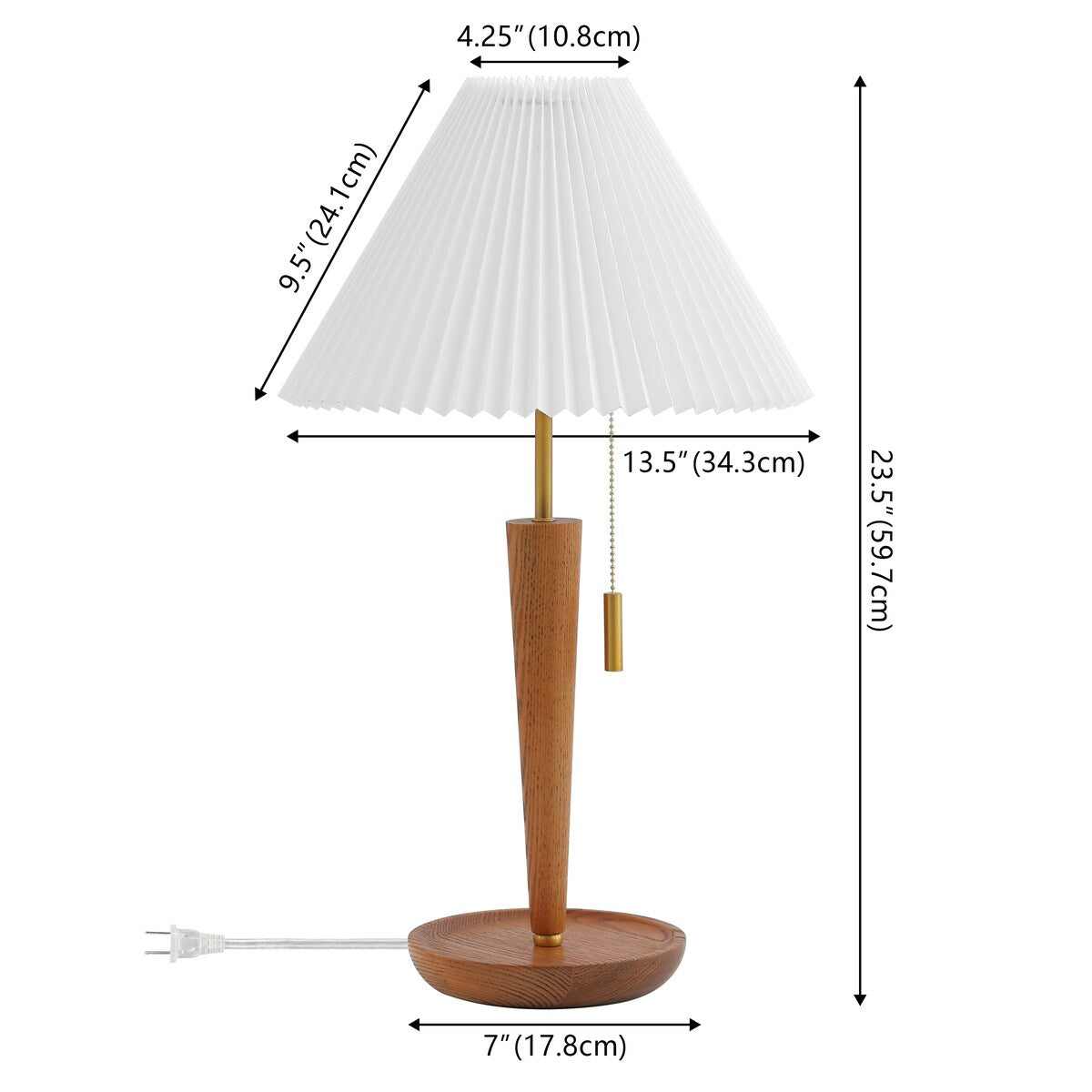 SAFAVIEH Lighting Ronny 24-inch Table Lamp - 14Wx14Dx24H