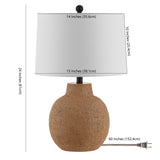 SAFAVIEH Lighting Roya 24-inch LED Table Lamp - 15" W x 15" L x 24" H - 15Wx15Dx24H