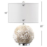 SAFAVIEH Lighting Serina 23-inch White Table Lamp - 16"x16"x23" - 16Wx16Dx23H