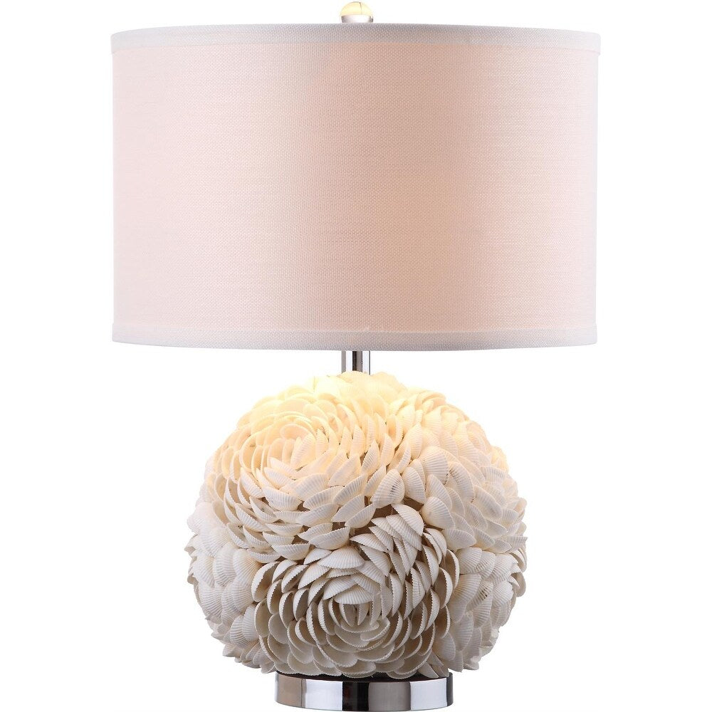 SAFAVIEH Lighting Serina 23-inch White Table Lamp - 16"x16"x23" - 16Wx16Dx23H