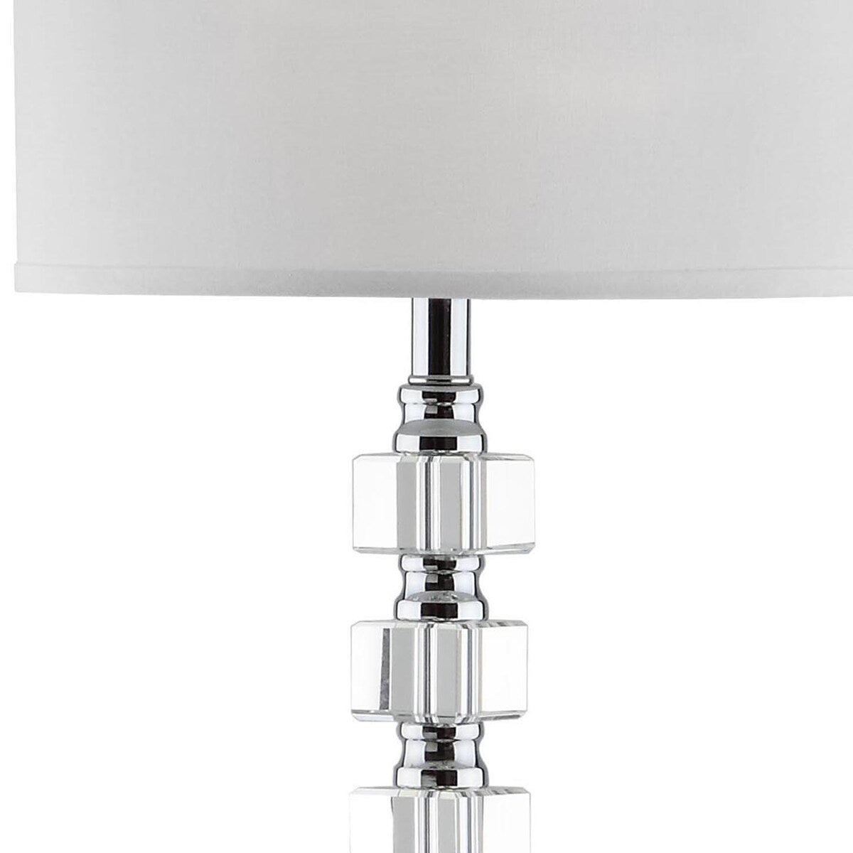 SAFAVIEH Lighting Shannan 60-inch Crystal Street Floor Lamp - 14"x14"x60" - Clear/Chrome - 14Wx14Dx60H