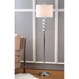 SAFAVIEH Lighting Shannan 60-inch Crystal Street Floor Lamp - 14"x14"x60" - Clear/Chrome - 14Wx14Dx60H