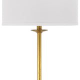 SAFAVIEH Lighting Shanta 60-inch Baroque Antiqued Gold Floor Lamp - 15"x15"x60" - Antique Gold - 15Wx15Dx60H