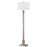 SAFAVIEH Lighting Shantel 60-inch Nickel Floor Lamp - 16Wx16Dx60H